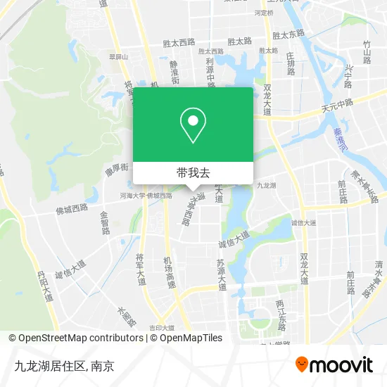 九龙湖居住区地图