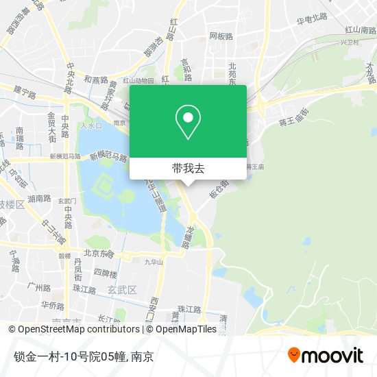 锁金一村-10号院05幢地图