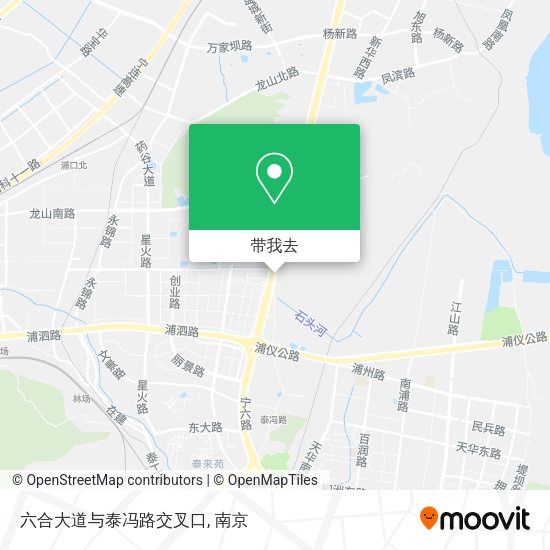 六合大道与泰冯路交叉口地图