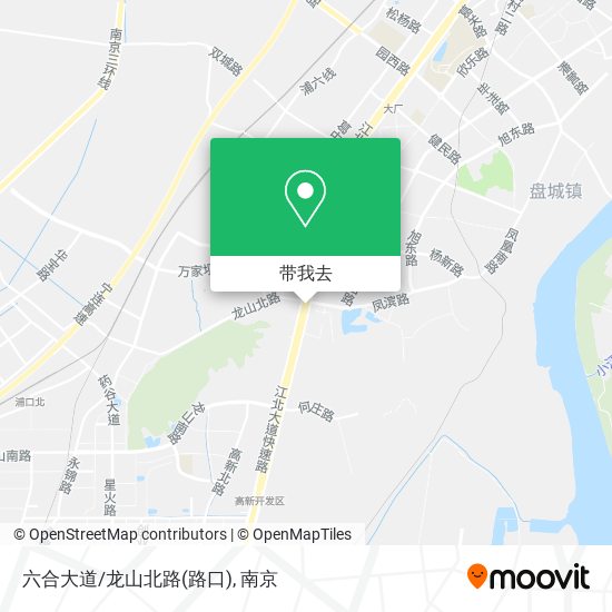 六合大道/龙山北路(路口)地图
