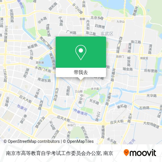 南京市高等教育自学考试工作委员会办公室地图