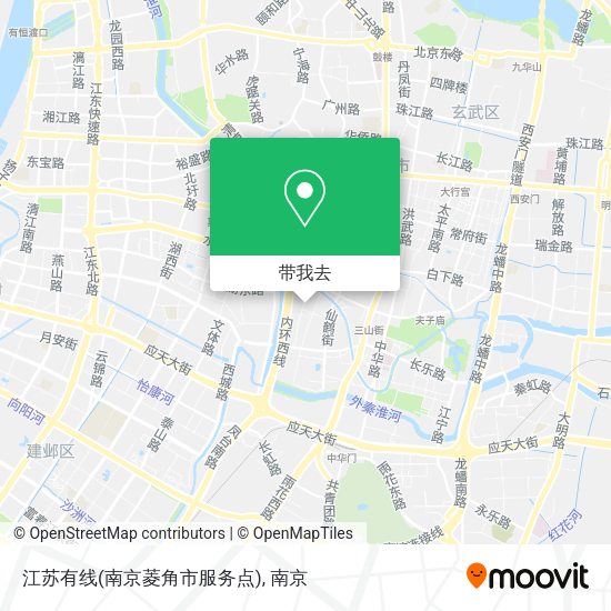 江苏有线(南京菱角市服务点)地图