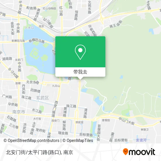 北安门街/太平门路(路口)地图