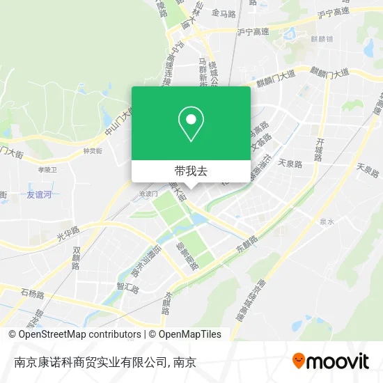 南京康诺科商贸实业有限公司地图
