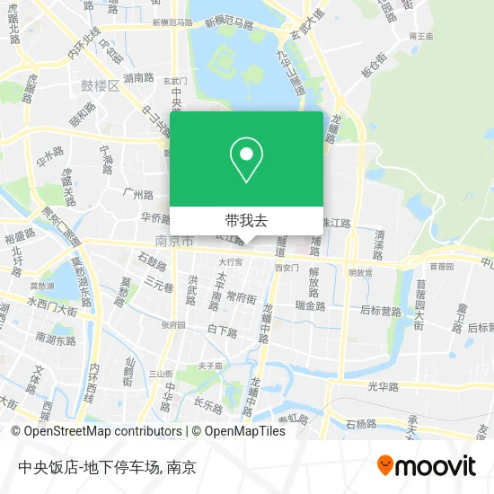 中央饭店-地下停车场地图