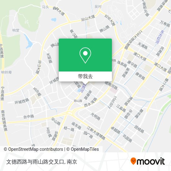 文德西路与雨山路交叉口地图
