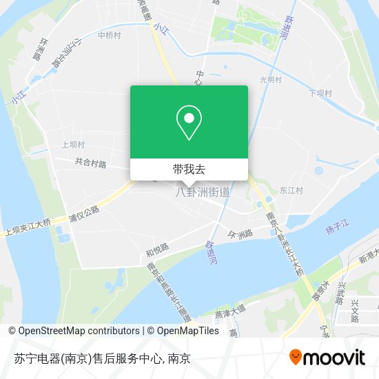 苏宁电器(南京)售后服务中心地图