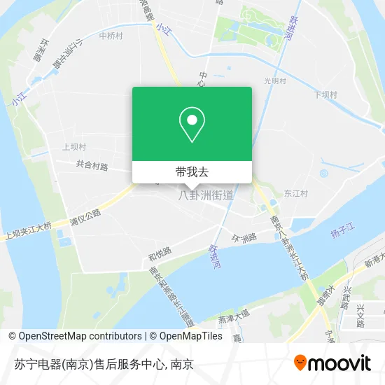 苏宁电器(南京)售后服务中心地图