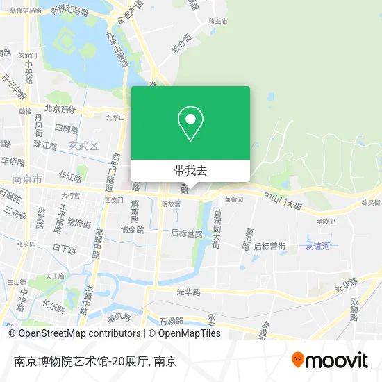 南京博物院艺术馆-20展厅地图