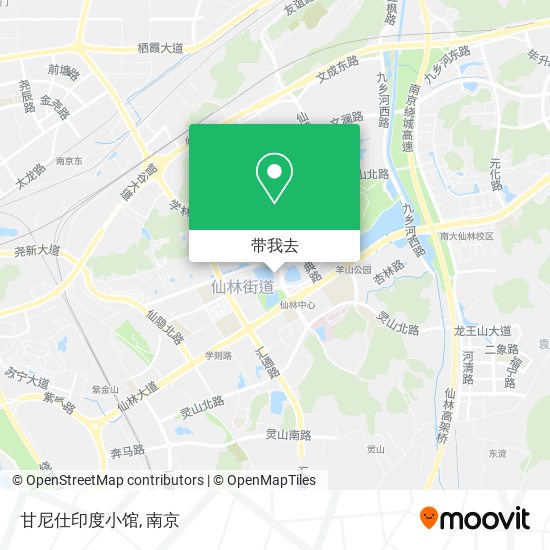 甘尼仕印度小馆地图