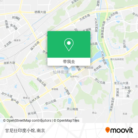 甘尼仕印度小馆地图