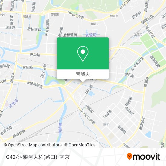 G42/运粮河大桥(路口)地图
