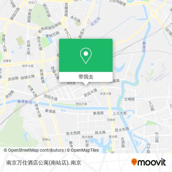 南京万住酒店公寓(南站店)地图