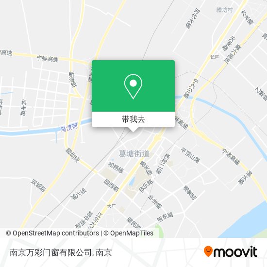 南京万彩门窗有限公司地图
