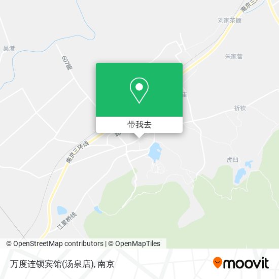 万度连锁宾馆(汤泉店)地图