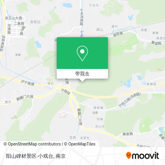 阳山碑材景区-小戏台地图