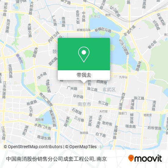 中国南消股份销售分公司成套工程公司地图