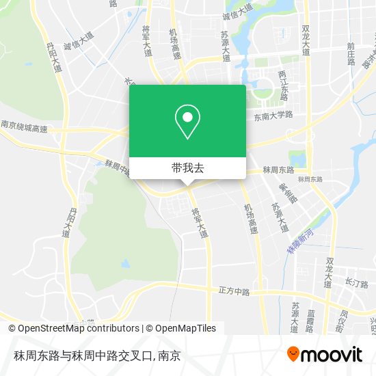 秣周东路与秣周中路交叉口地图