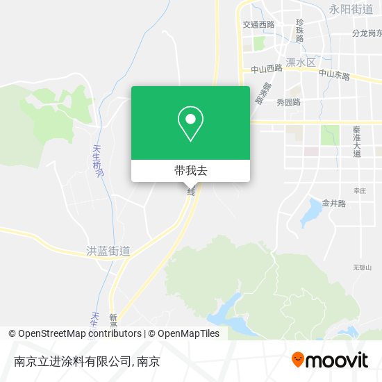 南京立进涂料有限公司地图