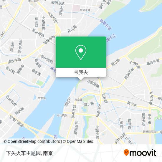 下关火车主题园地图