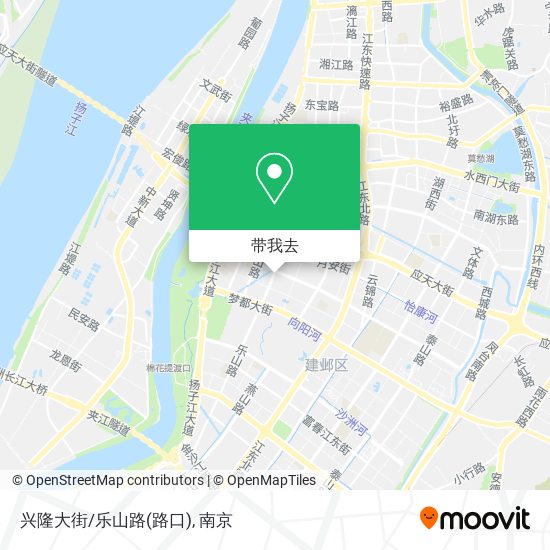 兴隆大街/乐山路(路口)地图