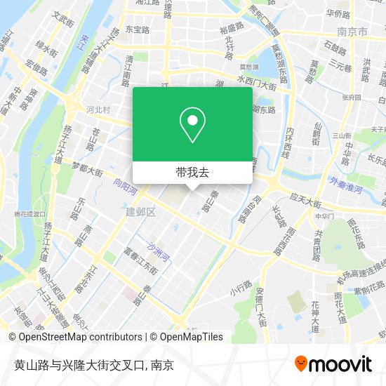 黄山路与兴隆大街交叉口地图