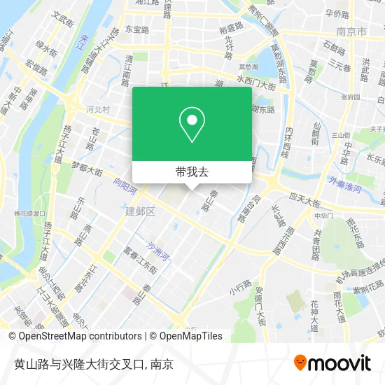 黄山路与兴隆大街交叉口地图