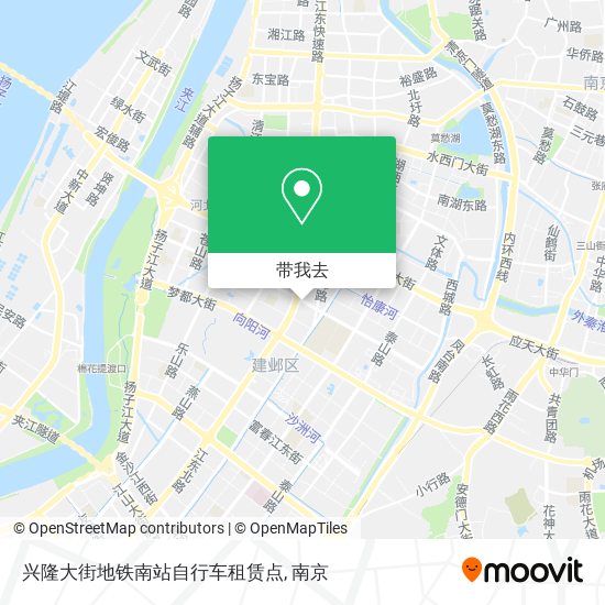 兴隆大街地铁南站自行车租赁点地图