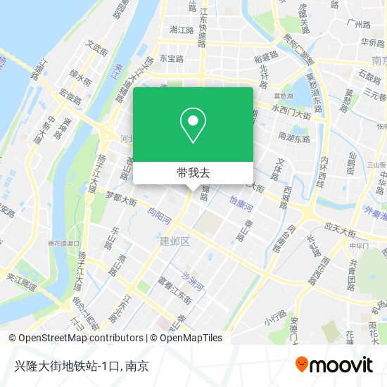 兴隆大街地铁站-1口地图