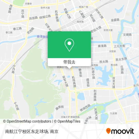 南航江宁校区东足球场地图