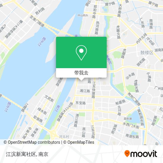 江滨新寓社区地图