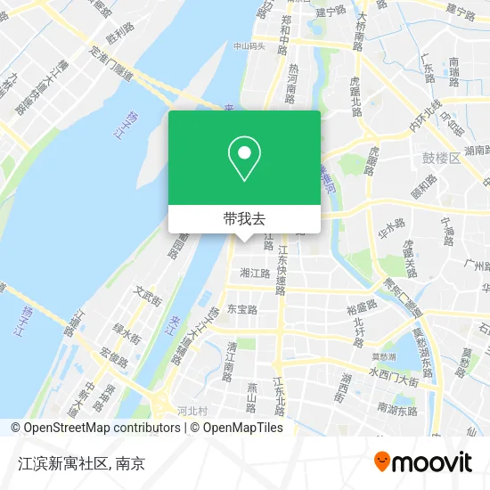 江滨新寓社区地图