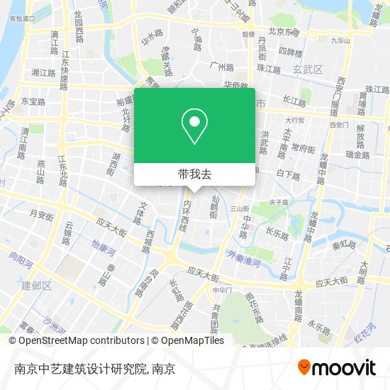 南京中艺建筑设计研究院地图