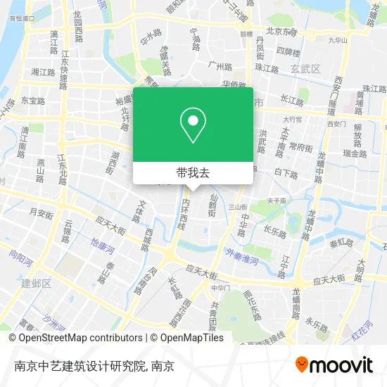 南京中艺建筑设计研究院地图