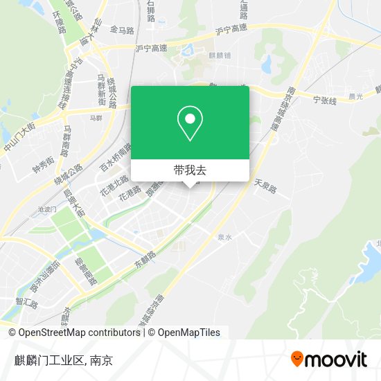 麒麟门工业区地图