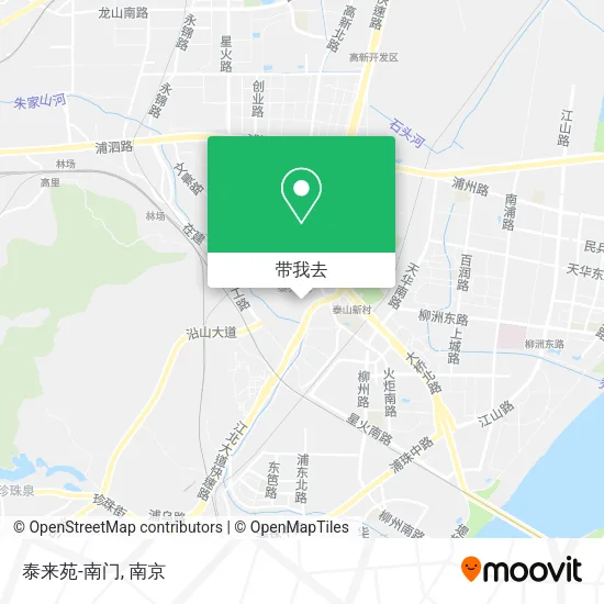 泰来苑-南门地图