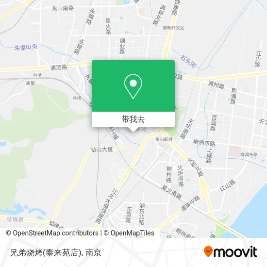 兄弟烧烤(泰来苑店)地图