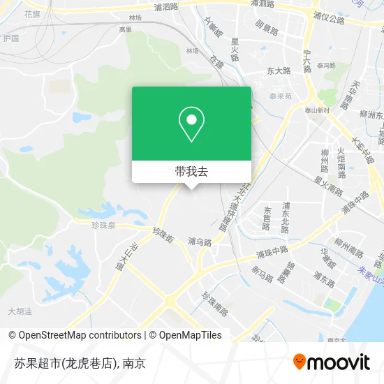 苏果超市(龙虎巷店)地图