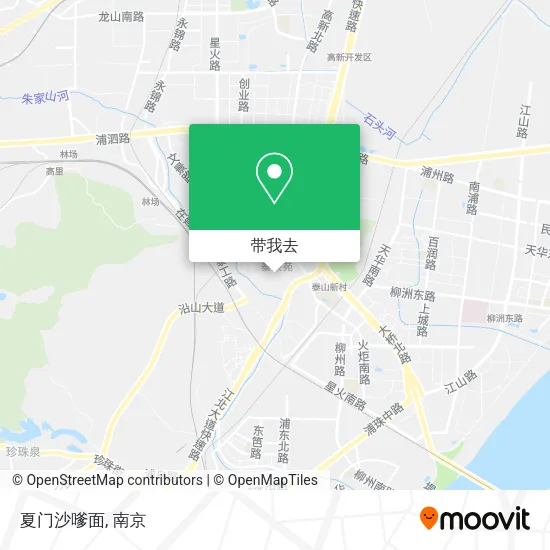 夏门沙嗲面地图