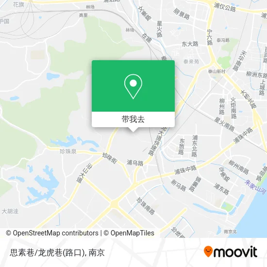 思素巷/龙虎巷(路口)地图