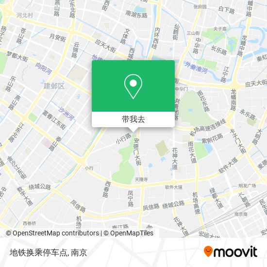 地铁换乘停车点地图