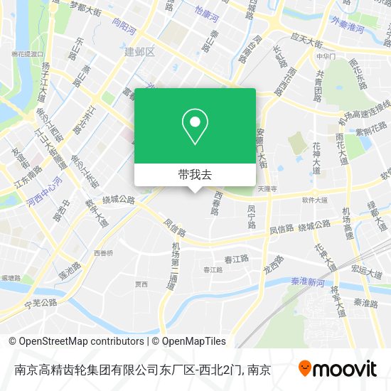 南京高精齿轮集团有限公司东厂区-西北2门地图