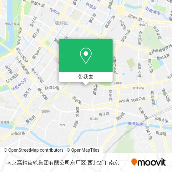 南京高精齿轮集团有限公司东厂区-西北2门地图
