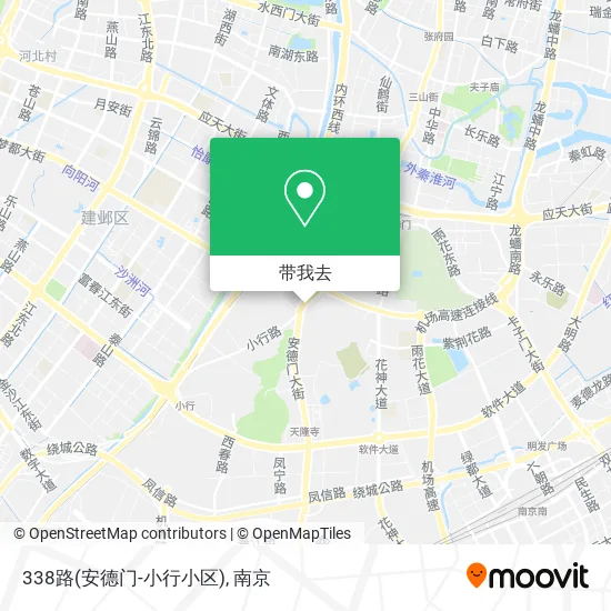 338路(安德门-小行小区)地图