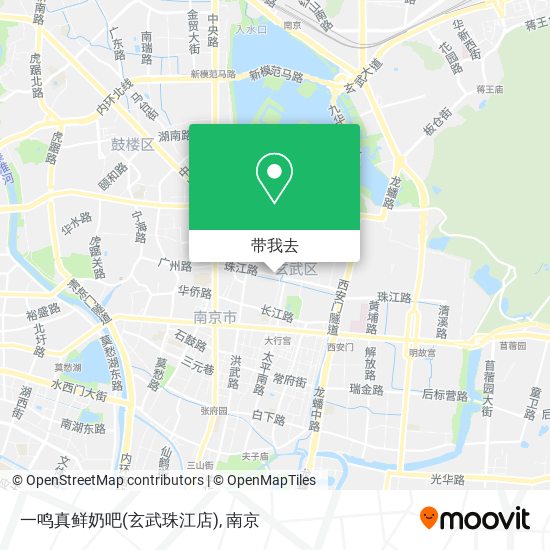 一鸣真鲜奶吧(玄武珠江店)地图