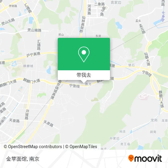 金苹面馆地图