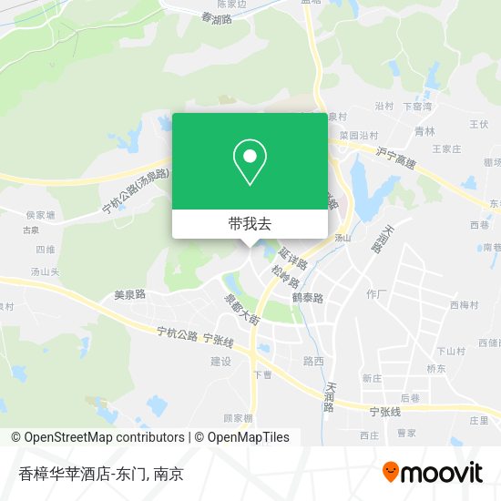 香樟华苹酒店-东门地图