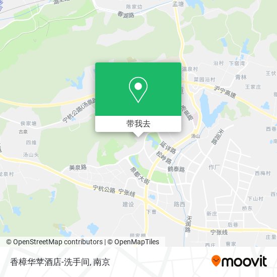 香樟华苹酒店-洗手间地图