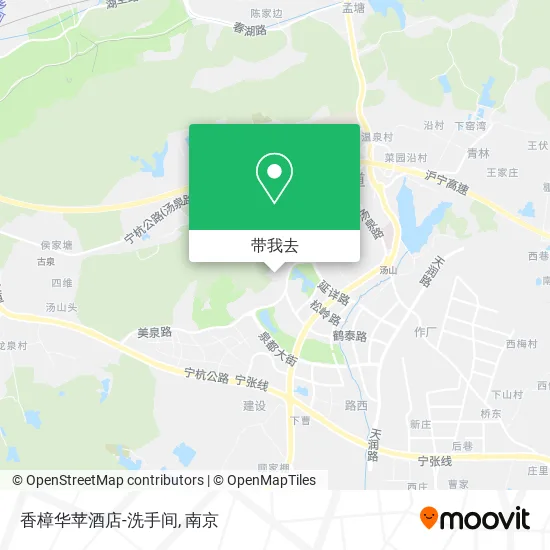 香樟华苹酒店-洗手间地图