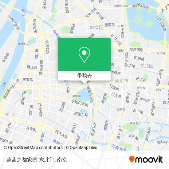 蔚蓝之都家园-东北门地图